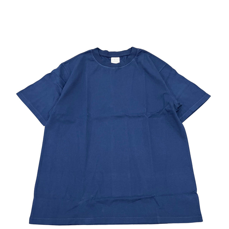 Yonetomi / NEW BASIC GARMENT DYED T-SHIRT NAVY