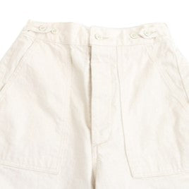 Ordinary fits / JAMES PANTS DENIM WHITE