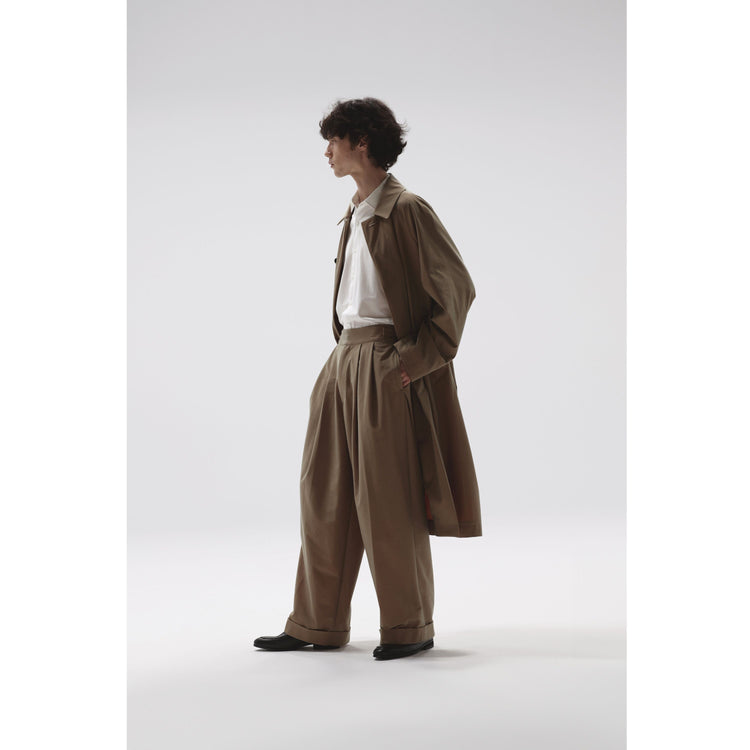KANEMASA PHIL  46G SOLARO Gurkha Pants CHARCOAL BLACK