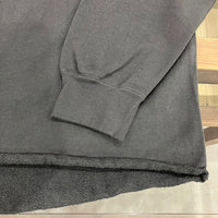 WALLA WALLA SPORT / 13oz CREW SWEAT SHIRT USED BLACK