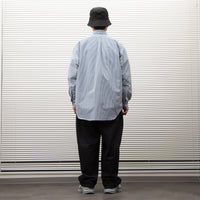 BURLAP OUTFITTER/  L/S B.B.SHIRT STRIPE WHITE/BLUE