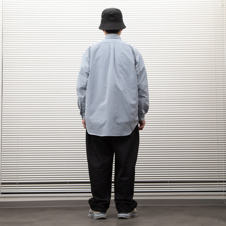 BURLAP OUTFITTER/  L/S B.B.SHIRT STRIPE WHITE/BLUE
