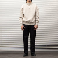 AGSPALDING&amp;BROS / HALF ZIP TRAINING SHIRTS NATURAL