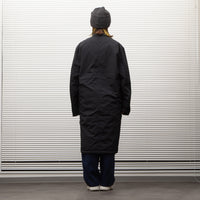 NANGA /NO COLLAR SOFT DOWN COAT(UNISEX)/ノーカラーソフトダウンコート BLACK