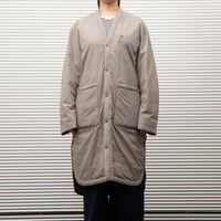NANGA /NO COLLAR SOFT DOWN COAT(UNISEX)/ノーカラーソフトダウンコート BEIGE