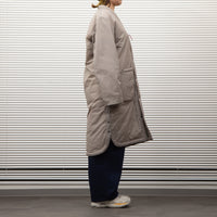 NANGA /NO COLLAR SOFT DOWN COAT(UNISEX)/ノーカラーソフトダウンコート BEIGE