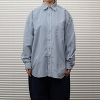 BURLAP OUTFITTER/  L/S B.B.SHIRT STRIPE WHITE/BLUE