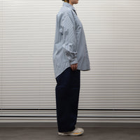 BURLAP OUTFITTER/  L/S B.B.SHIRT STRIPE WHITE/BLUE