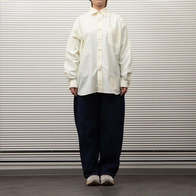 BURLAP OUTFITTER/  L/S B.B.SHIRT OFF WHITE