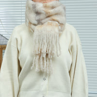 MANTAS EZCARAY  MIA モヘアストール C/#81 MI-47F （ベージュ系）