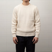 Yonetomi  / MERCERIZED COTTON RIB KNIT P/O