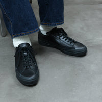 ASAHI/ BELTED LOW LEATHER ASAHI 036 BLACK
