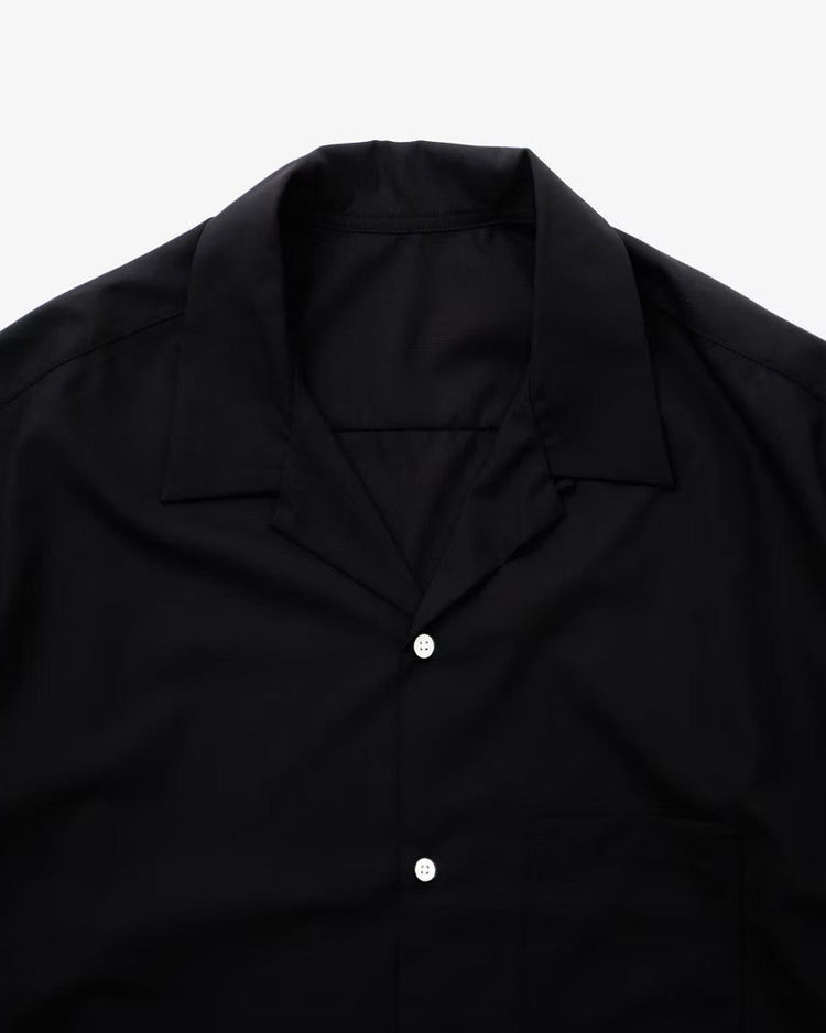 Sillage  re-engineered overshirt short sleeve black