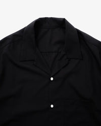 Sillage / re-engineered overshirt short sleeve black