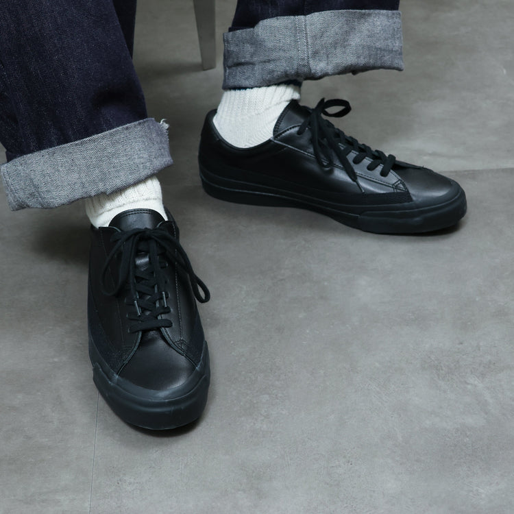 ASAHI/ BELTED LOW LEATHER ASAHI 036 BLACK