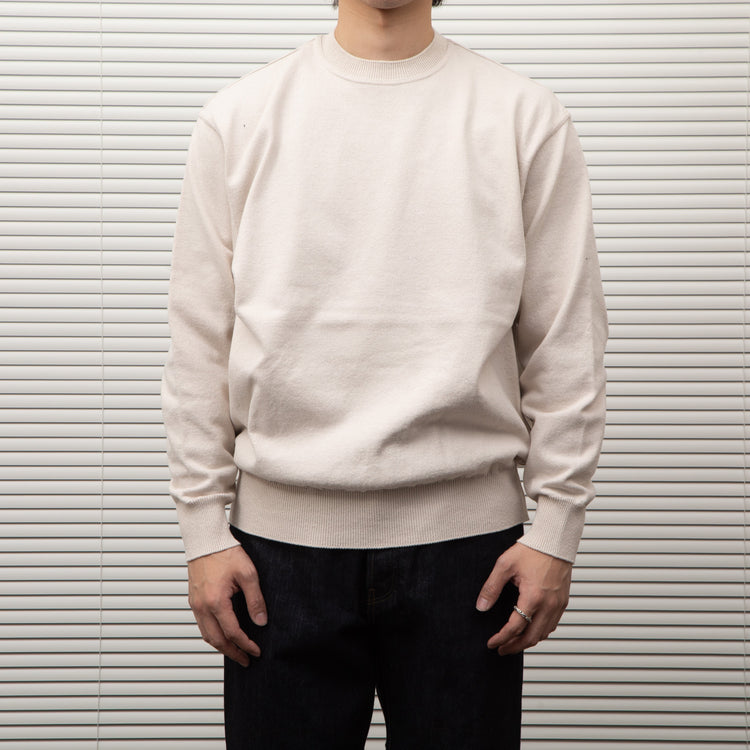 Yonetomi  / WAVE COTTON KNIT P/O 　SOLID