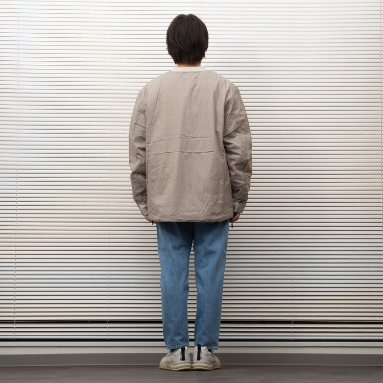 NANGA /NO COLLAR SOFT DOWN CARDIGAN/ノーカラーソフトダウンカーディガン BEIGE