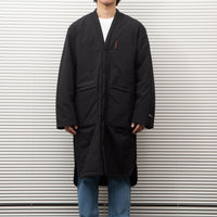 NANGA /NO COLLAR SOFT DOWN COAT(UNISEX)/ノーカラーソフトダウンコート BLACK