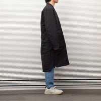 NANGA /NO COLLAR SOFT DOWN COAT(UNISEX)/ノーカラーソフトダウンコート BLACK