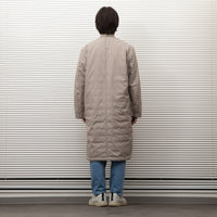 NANGA /NO COLLAR SOFT DOWN COAT(UNISEX)/ノーカラーソフトダウンコート BEIGE