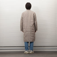 NANGA /NO COLLAR SOFT DOWN COAT(UNISEX)/ノーカラーソフトダウンコート BEIGE