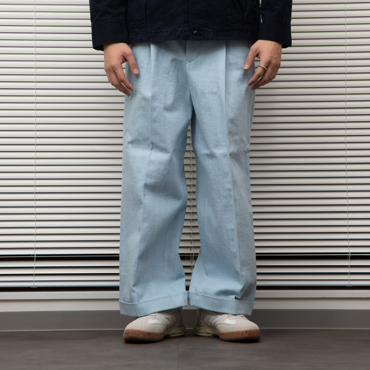 HAVERSACK / ブリーチデニム　バギーパンツ