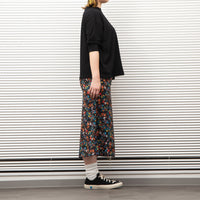 MEYAME / COTTON KNIT TEE HEATHER GRAY