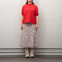 MEYAME / COTTON KNIT TEE RED