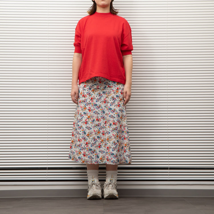 MEYAME / COTTON KNIT TEE RED