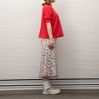 MEYAME / COTTON KNIT TEE RED