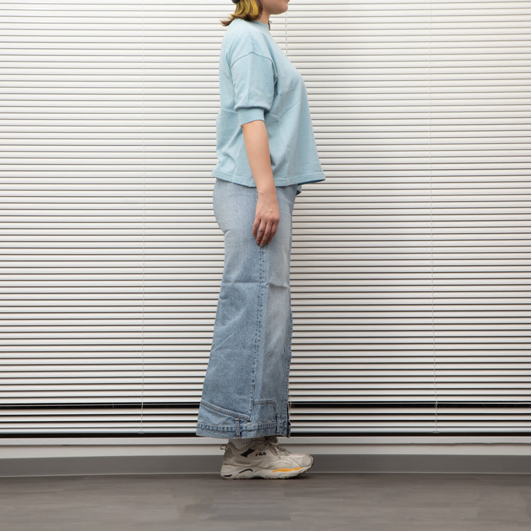 MEYAME / DENIME UPSIDE-DOWN SKIRT