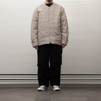 NANGA /NO COLLAR SOFT DOWN CARDIGAN/ノーカラーソフトダウンカーディガン BEIGE