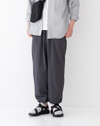 RINEN / 70/1 Twill Pants with Drawstring Hems