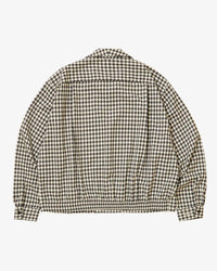 Sillage rib blouson deadstock digital plaid 