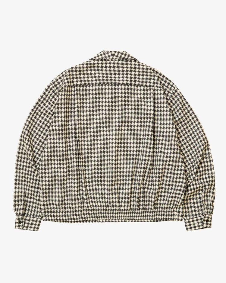 Sillage rib blouson deadstock digital plaid 