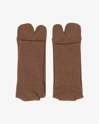 Sillage / tabi socks melange brown