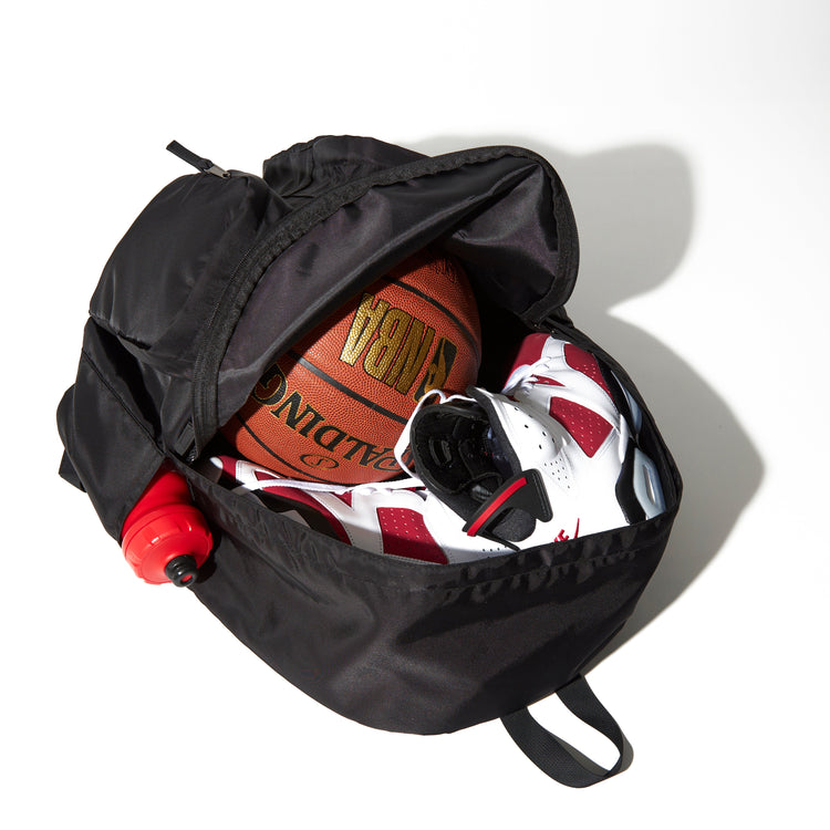 PACKING/ DOUBLE POCKET BACK PACK BLACK PA-029