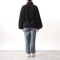 BAMME/ リサイクルポリエステル エコフリース ブリティッシュポリス ジップブルゾン オーバーサイズ ユニセックス