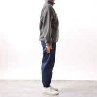 M-SIC/ オーバーサイズ リサイクルポリエステル エコフリース ハーフジップ プルオーバー ユニセックス