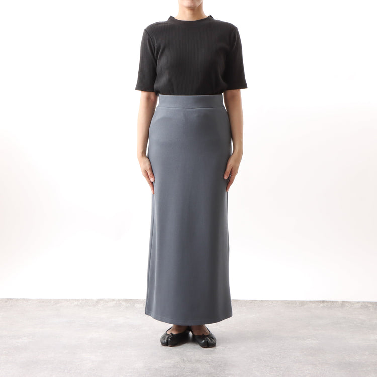 M-SIC/ Eyelet Ribbed Short-Sleeve Pullover