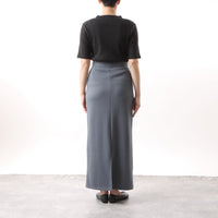 M-SIC/ Eyelet Ribbed Short-Sleeve Pullover