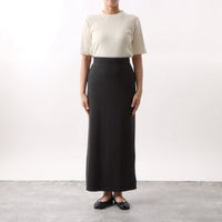M-SIC/ Eyelet Ribbed Short-Sleeve Pullover