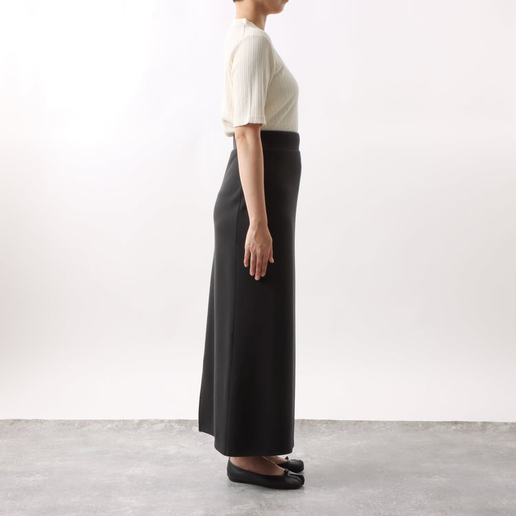 M-SIC/ Eyelet Ribbed Short-Sleeve Pullover