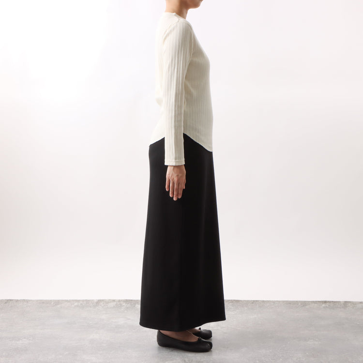 M-SIC/ ヘビーテレコリブ Ｉライン EASY ロングスカート