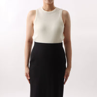 M-SIC/ アイレットテレコ アメリカンスリーブ タンクトップ