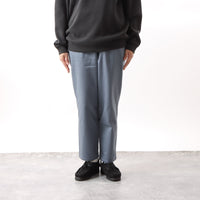 BAMME/ リブダンボールニット キーネック ポロシャツ ユニセックス