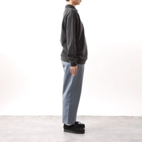 BAMME/ リブダンボールニット キーネック ポロシャツ ユニセックス