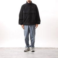 BAMME/ リサイクルポリエステル エコフリース ブリティッシュポリス ジップブルゾン オーバーサイズ ユニセックス