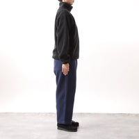 M-SIC/ オーバーサイズ リサイクルポリエステル エコフリース ハーフジップ プルオーバー ユニセックス