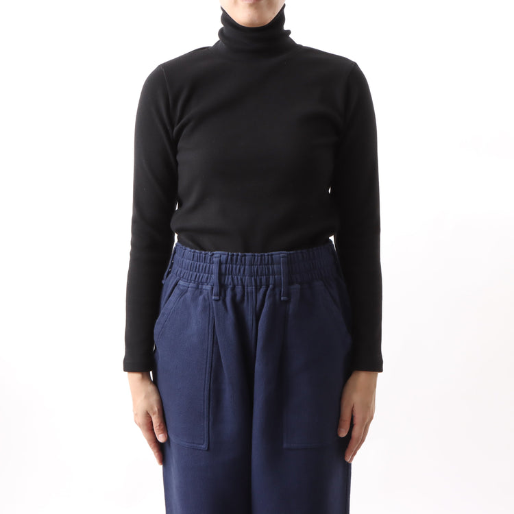 M-SIC/ Heavy Rib Turtleneck Pullover 